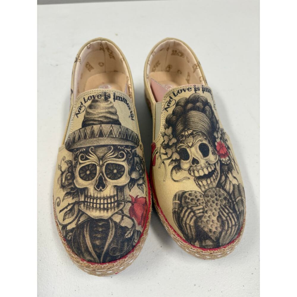 New Goby dia de los muertos slip-on shoes